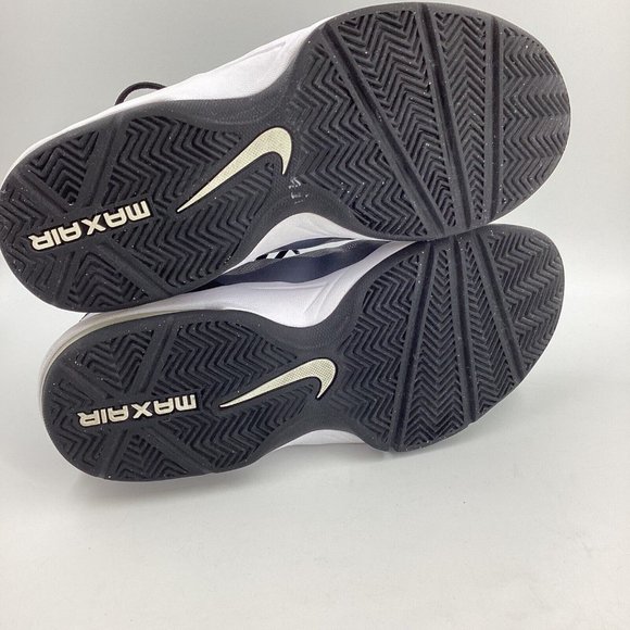 Nike Mens Sz 10.5 Max Air Step 2 Stutter Step 2 Black White Gray Basketball Shoe - Picture 8 of 15